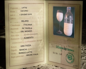 Carta d'identità per il latte