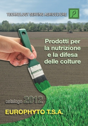 La copertina del catalogo 2012 di Europhyto