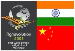 Agrievolution 2008 - India e Cina