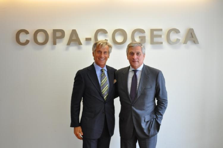 Paolo Bruni-Cogeca e Antonio Tajani-Commissione Ue