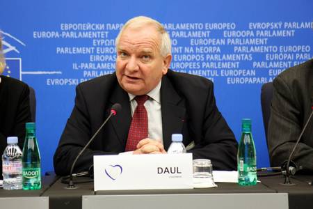 Joseph Daul (presidente del gruppo Ppe) ha partecipato all'evento in rappresentanza del Parlamento Europeo