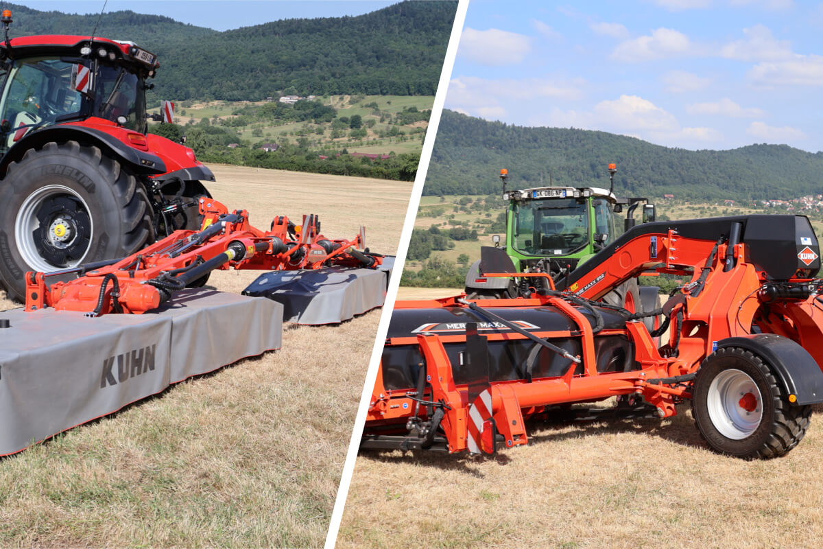 KUHN lancia nuove falciatrici e andanatori ad Agritechnica in vista della stagione 2026