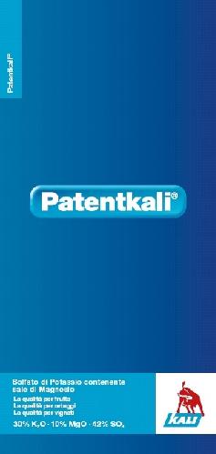 Patentkali®, solfato potassico magnesiaco