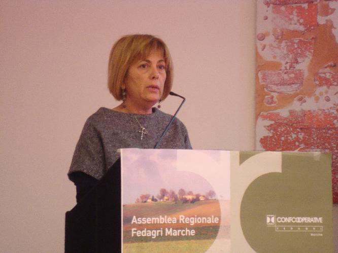 Patrizia Marcellini - Presidente Fedagri Marche
