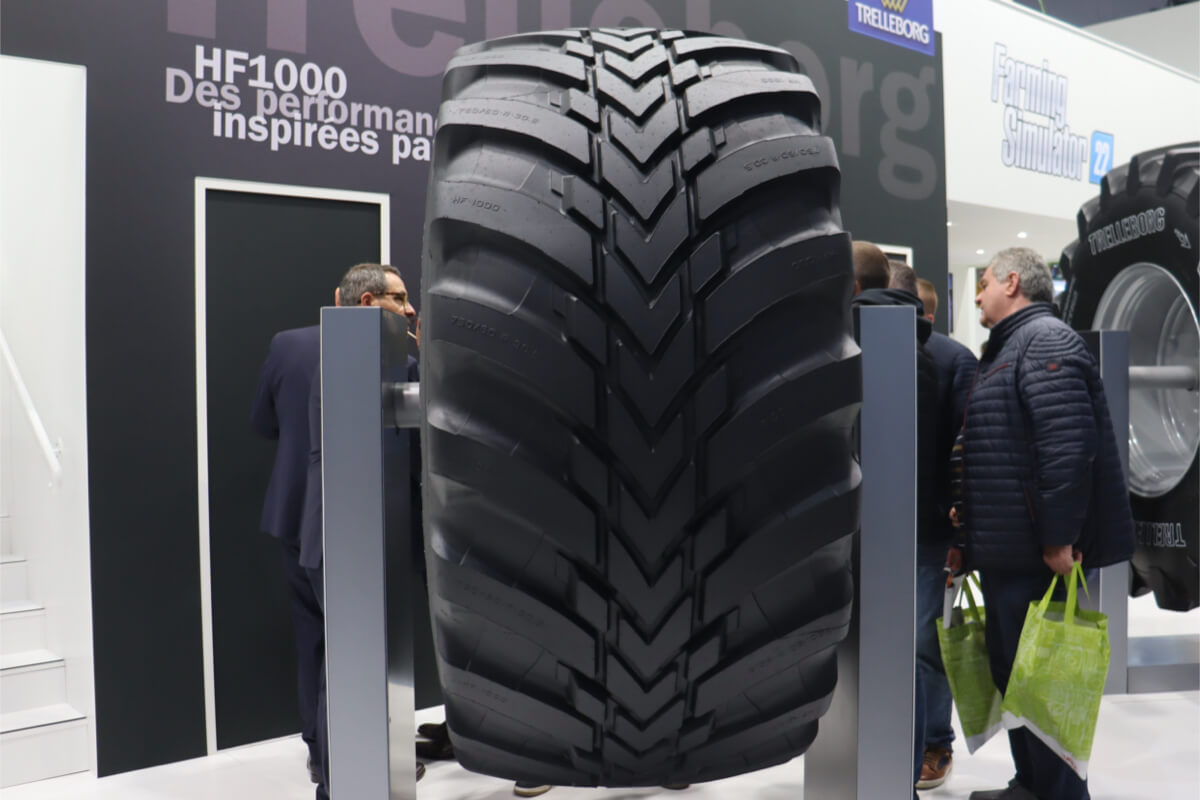 Nuovo pneumatico Trelleborg HF1000 sotto i riflettori del Sima 2022