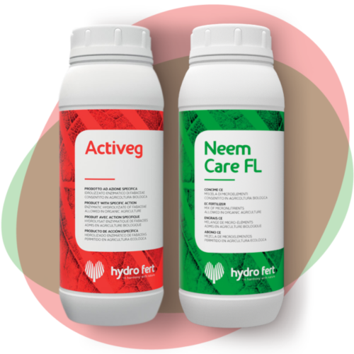 Activeg e Neem Care FL, un biostimolante e un induttore di resistenza Hydro Fert per la nutrizione integrata