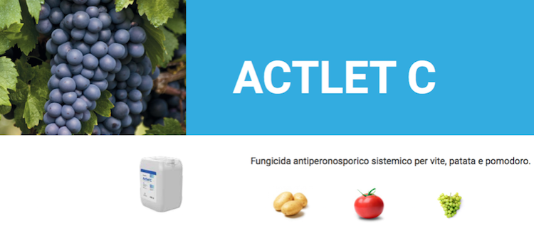 Actlet® C è la miscela esclusiva di M-Metalaxil e di rame da idrossido