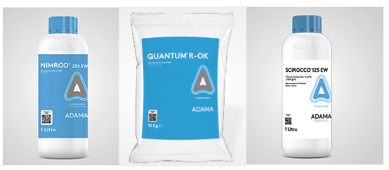 Quantum r®-Ok, Nimrod® 250 EW e Scirocco® 125 EW di Adama