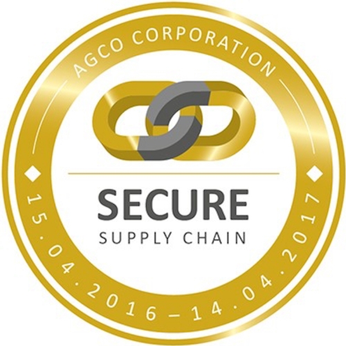 Certificato 'Secure supply chain' ottenuto da Gruppo Agco