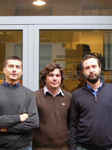 Ager, da sinistra: Jacopo Cricco, Alessandro Zappata e Luca Toninato