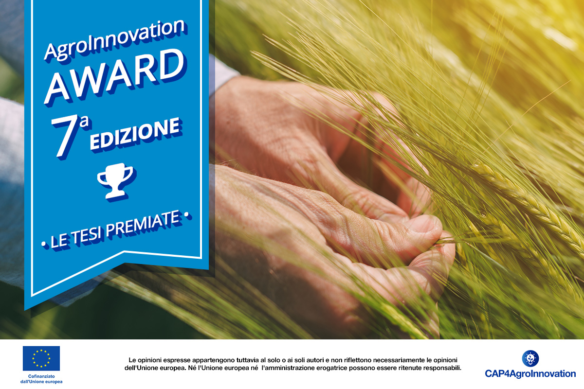 AgroInnovation Award è il premio di laurea che promuove la diffusione di approcci innovativi, strumenti digitali e l'utilizzo di internet in agricoltura