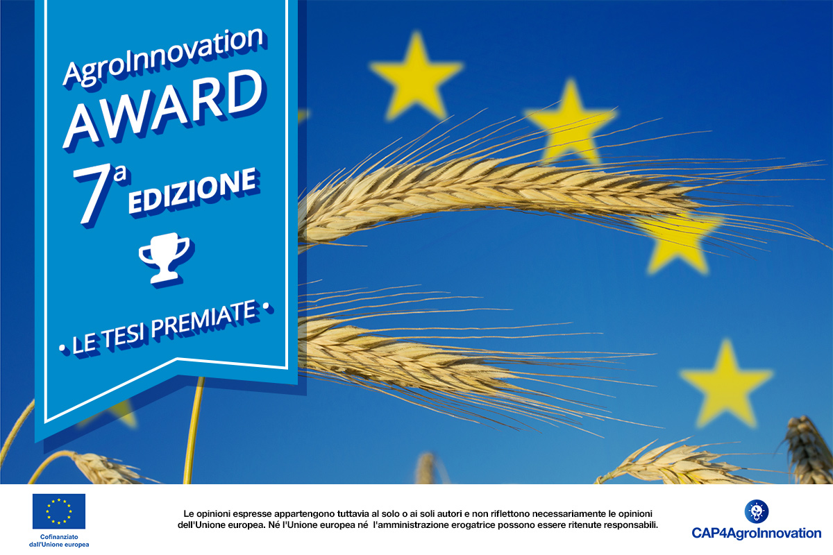 AgroInnovation Award è il premio di laurea che promuove la diffusione di approcci innovativi, strumenti digitali e l'utilizzo di internet in agricoltura