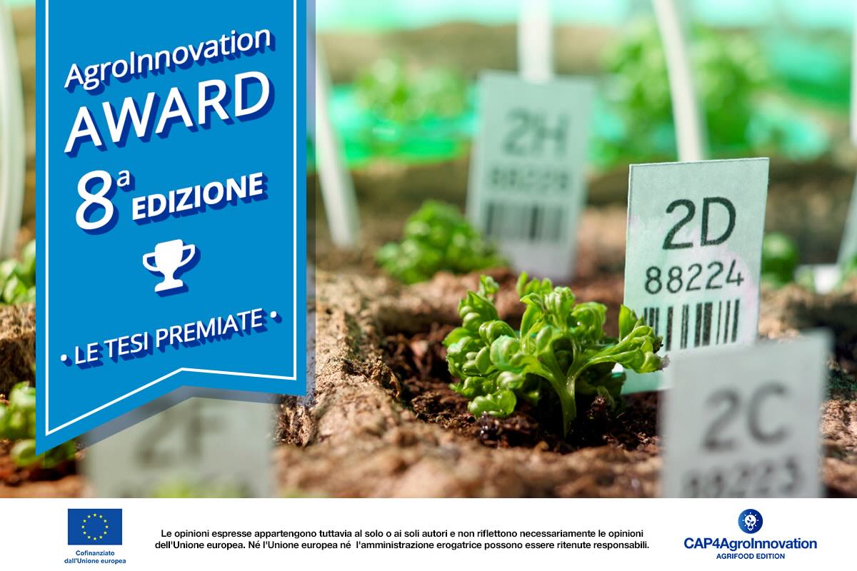 AgroInnovation Award è il premio di laurea che promuove la diffusione di approcci innovativi, strumenti digitali e l'utilizzo di internet in agricoltura
