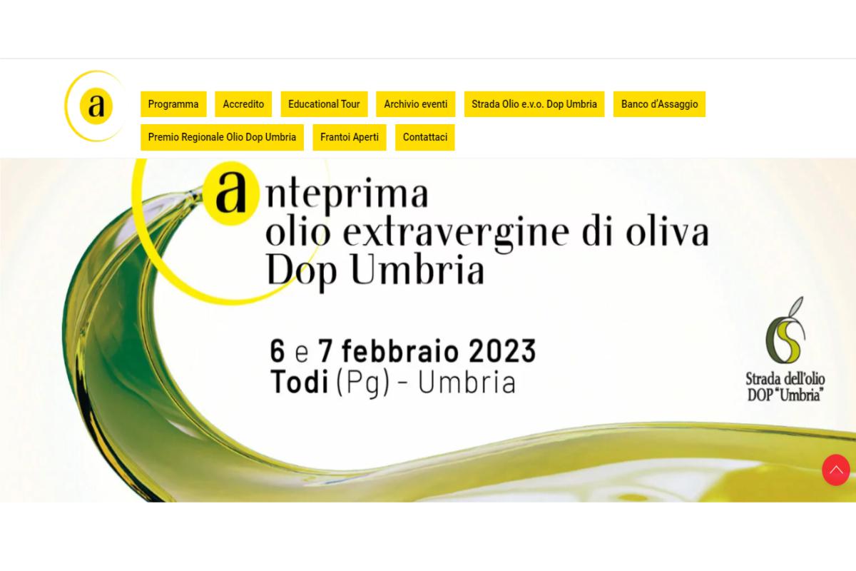 Anteprima olio extravergine di oliva Dop Umbria