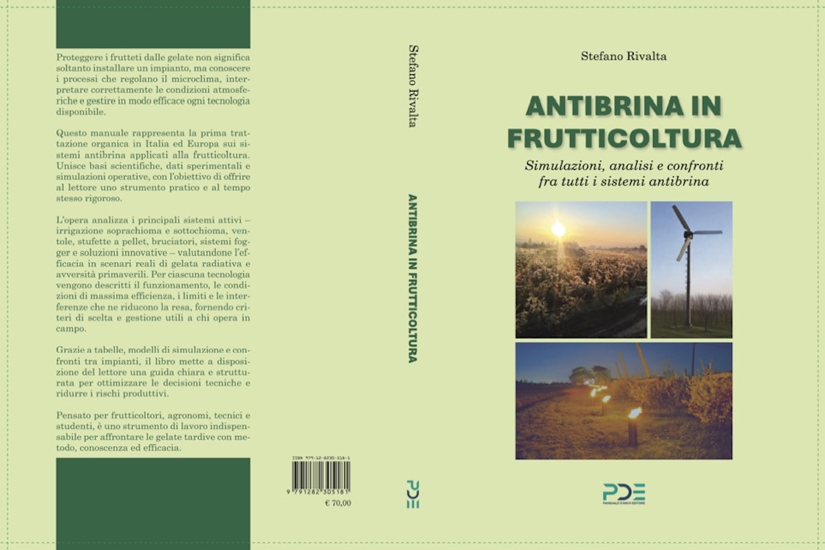 Difesa dalle gelate e frutticoltura: tutto sui sistemi antibrina in un libro