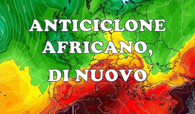 Aria rovente africana in arrivo sul Mediterraneo