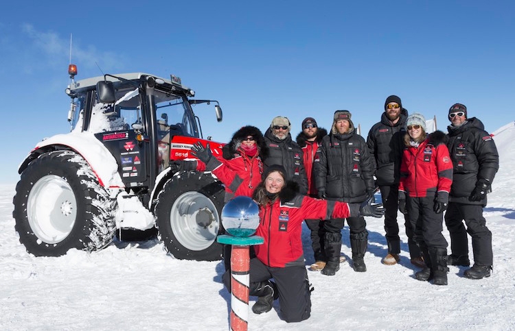 Il Team della spedizione Antarctica2 giunto al Polo Sud