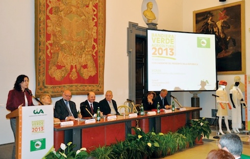 Il premio Bandiera Verde Agricoltura 2013 è stato assegnato l'11 novembre a Roma, in Campidoglio