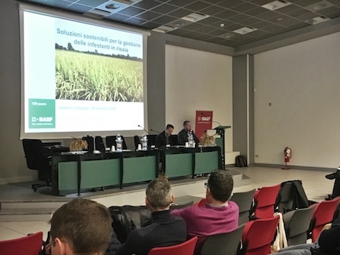 Convegno BASF sulla gestione sostenibile della risaia