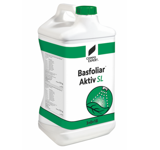 Basfoliar® Aktiv è in grado di apportare importanti elementi fertilizzanti quali fosforo e potassio