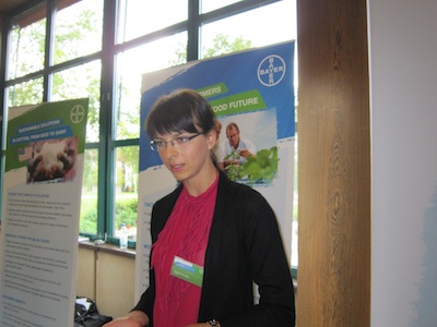 Tatyana Kolodly durante la presentazione del progetto
