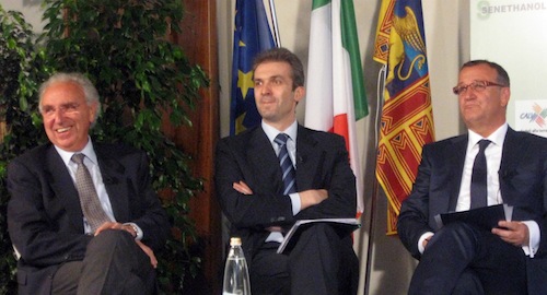 Da sinistra: Bianchi, Bolla e Dalla Bernardina