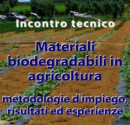 Materiali biodegradabili in agricoltura