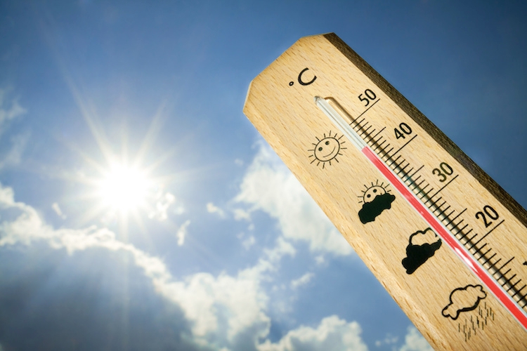 Luglio ha visto temperature record, con minime superiori di 3,7 gradi alla media del periodo