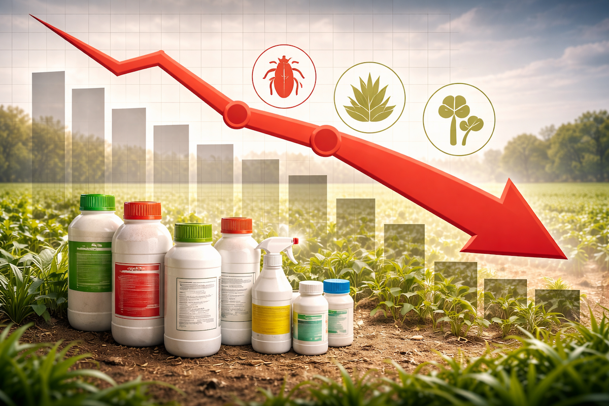 La disponibilità di sostanze attive per la difesa delle colture è in diminuzione. Un trend visibile nei numeri e nelle scelte a disposizione degli agricoltori