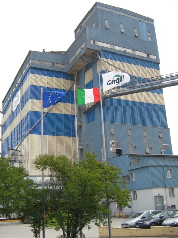  Lo stabilimento Cargill di Spessa Po, in provincia di Pavia