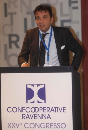 Carlo Dalmonte, neopresidente di Confcooperative Ravenna