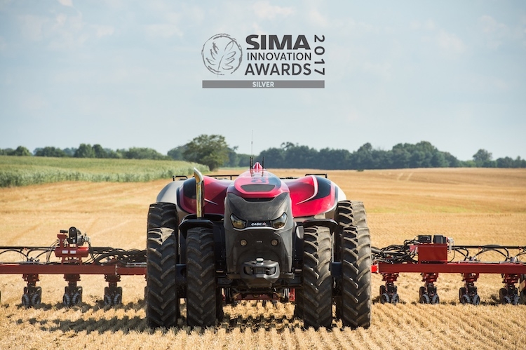 Il nuovo trattore autonomo Case IH Magnum, premiato con la medaglia d'argento al Sima Innovation Awards