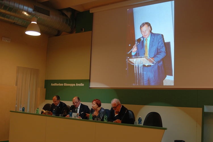Un momento dell'incontro dedicato a Politi - Auditorium 'G. Avolio' di Roma, 8 novembre 2014
