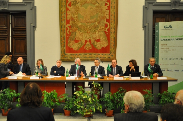 Roma, cerimonia di assegnazione dei premi Bandiera Verde della Cia