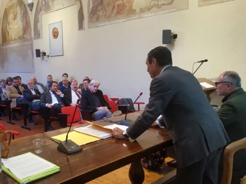 Un momento della assemblea regionale di Confagricoltura a Castelnuovo di Berardenga