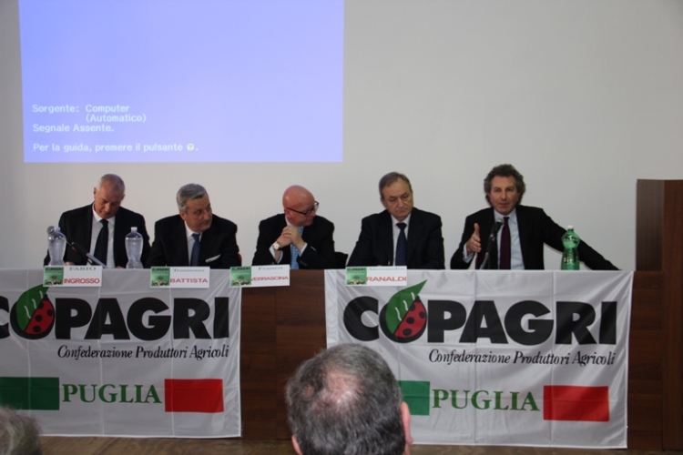 Al congresso di Copargi Puglia è emersa la cattiva gestione dell'Arif per quanto concerne l'irrigazione