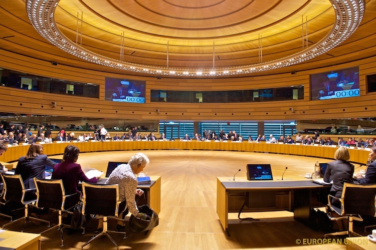 Un momento del Consiglio Ue Agrifish tenutosi a Lussemburgo il 13 e 14 ottobre