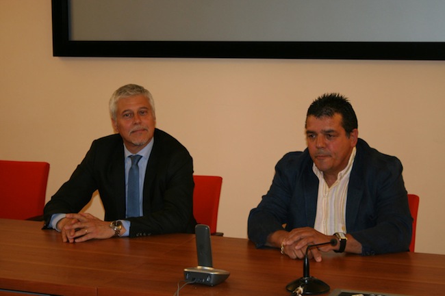 Da sinistra: il direttore Giovanni Bizzaro e il presidente Fausto Ligas
