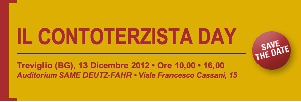 Contoterzista day, Treviglio 13 dicembre 2012