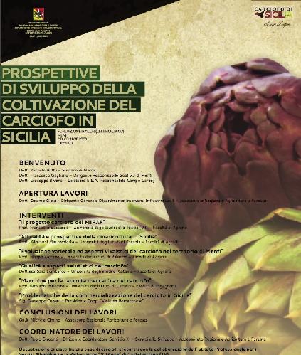 2 dicembre 2009, Menfi.<br />'Prospettive di sviluppo della coltivazione del carciofo in Sicilia'