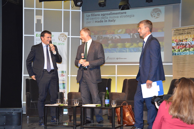 Un momento del convegno 'La filiera agroalimentare al centro della nuova strategia per il made in Italy'