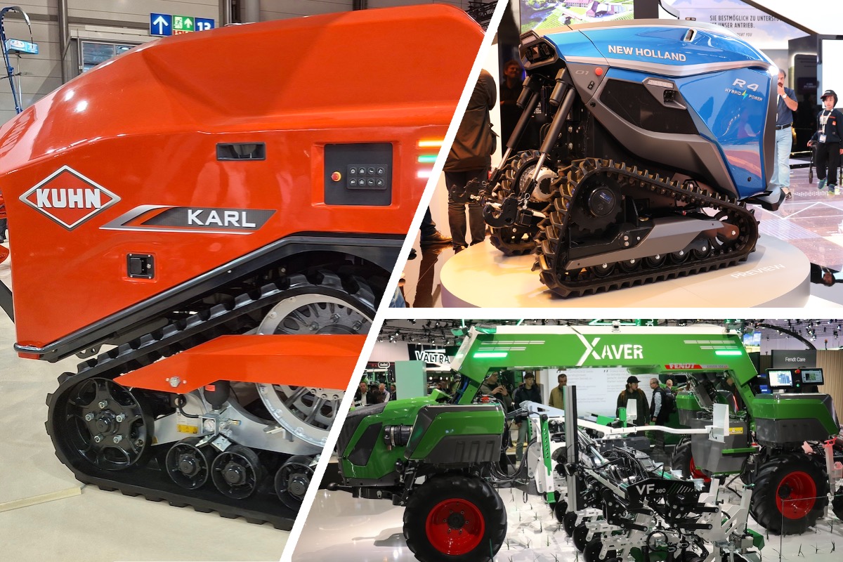 I robot di KUHN, New Holland e Fendt in mostra ad Agritechnica 2025