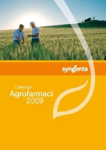 La copertina del catalogo Agrofarmaci di Syngenta 2009