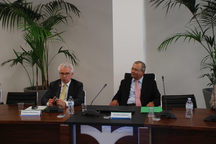 Da sinistra: Stefano Montanari, direttore generale Coprob, e Claudio Gallerani, presidente Coprob