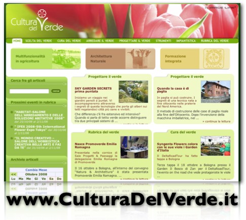 Conoscere, cercare, costruire il verde: CulturaDelVerde.it