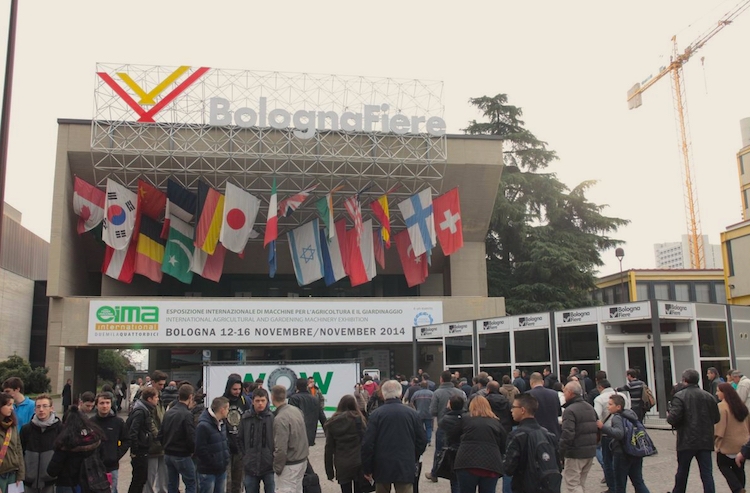 Ingresso di Bolognafiere alla manifestazione Eima International 
