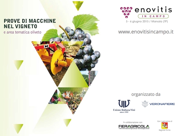 Enovitis in campo si terrà all'azienda vitivinicola Baglio Biesina di Marsala (Tp), il 5 e 6 giugno