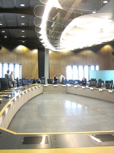 La sala riunioni della Commissione