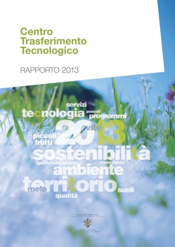 La copertina del 5° Rapporto del Centro trasferimento tecnologico Fem
