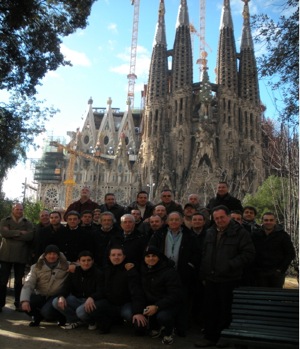 Foto di gruppo Fertenia a Barcellona